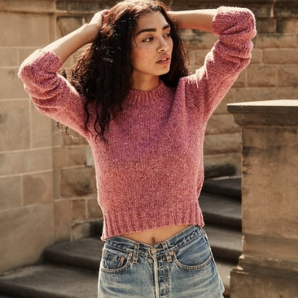 Doen Kaia Sweater Rhubarb Pink XS